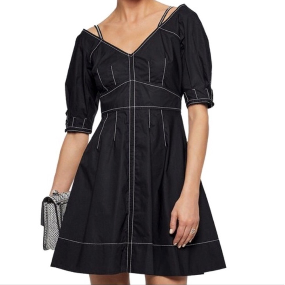 Beautiful Black Dress in signature Derek Lam style